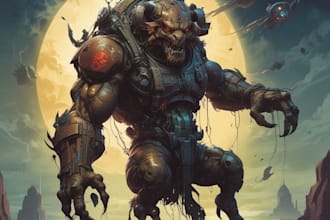 draw a custom cover art for your comic, book or podcast