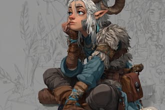 draw your fantasy or sci fi comic interior
