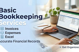 do basic bookkeeping and invoice data entry