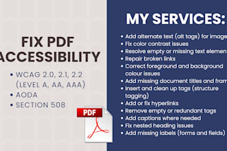 pdf remediation, pdf accessibility, wcag