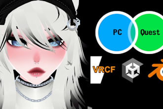 upload vrchat avatar fix errors and convert avatar to quest PC unity sdk