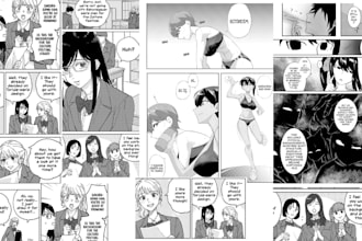 draw webtoon manga doujinshi manhwa comic from your script fast