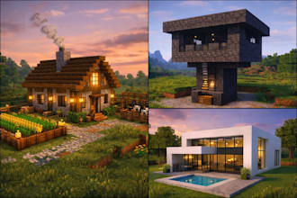 build custom minecraft houses, bases or maps