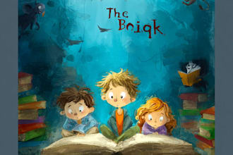 children book cover and children book illustrations