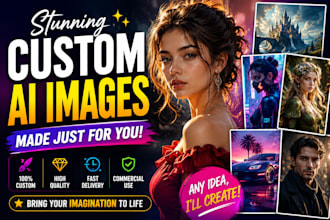 create high quality custom ai images for you