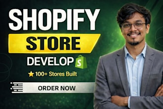 build shopify stores, ecommerce dropshipping stores and shopify website