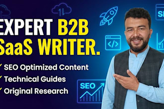 write expert b2b saas blog posts and technical SEO content