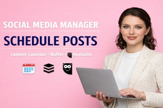 social media content calendar and schedule buffer later hootsuite schedule post