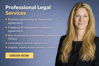 draft legal documents, legal contracts and agreements