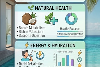 design professional infographics and business presentation slides