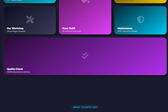create a modern and responsive portfolio website