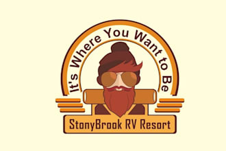 design adventure rv resort new campground logo