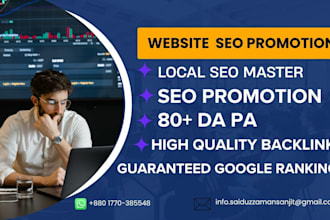 do website promotion to boost google ranking and traffic