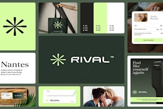 design canva brand kit and professional brand style guide