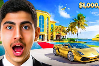 design eyecatching and high CTR irl thumbnails