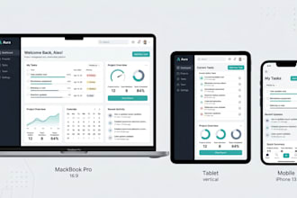 design modern and responsive UI UX