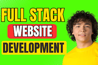 create full stack saas website, frontend and backend developer in react, nextjs