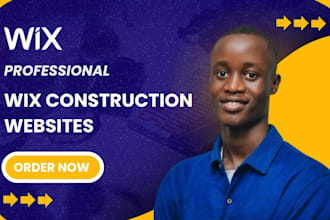 design wix website for construction company and contractors