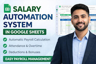 design a dashboard for salary automation
