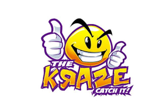 design mascot gym logo for craze fitness