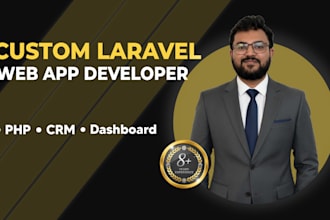 develop custom PHP laravel web app CRM dashboard website