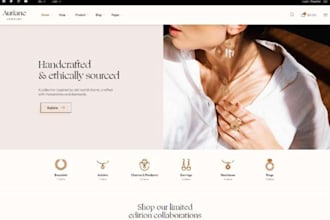 design jewelry website, jewelry, jewelry store, jewelry shopify website