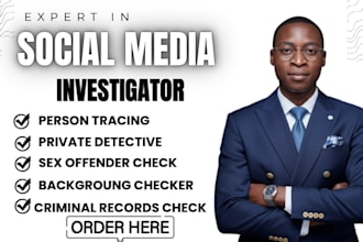 do social media investigation harrasment and location trace as osint detective