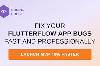 fix your flutterflow app bugs quickly and professionally