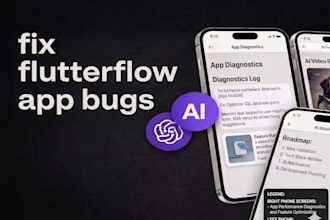 fix flutterflow app bugs