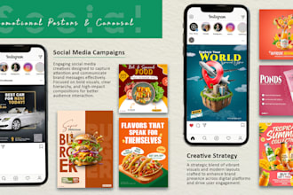do graphic designing, social media promotional posts
