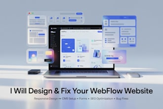 fix webflow issues and improve design