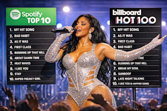 successfully pin spotify,billboard track music to top 10 spotify,billboard chart