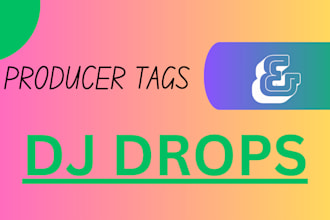 do producer tag, dj drop and voice over