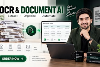build python ocr for PDF data extraction and document automation