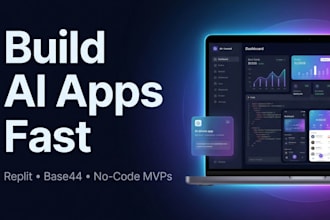 build lovable ai replit, base 44 website, no code, mvp, automation