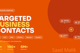 extract verified b2b leads, apollo and linkedin data
