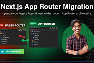 migrate nextjs website from pages router to app router