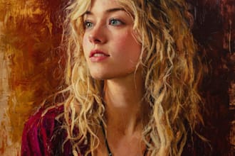 paint a real oil portrait
