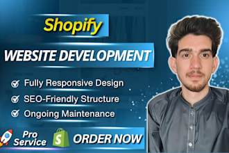 be your shopify developer for shopify website development and customization