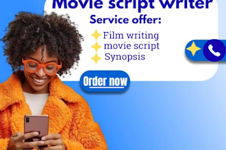 write hollywood standard screenplay and movie scripts