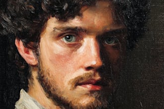 paint a real oil portrait