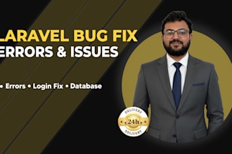 fix PHP laravel bugs errors and issues fast