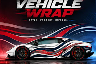 create vehicle wrap,car wrap and racing car