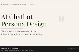 design your ai chatbot persona