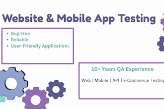 be your QA tester for your web and mobile app testing