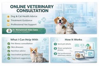 provide professional veterinary consultation