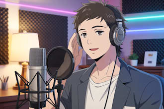 record voiceover anime nsfw male voice over cute asmr voice acting narration