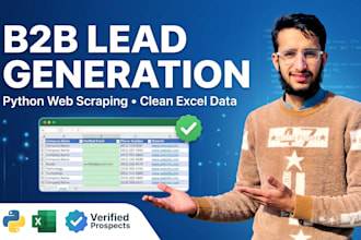 build a custom python web scraper for b2b lead generation