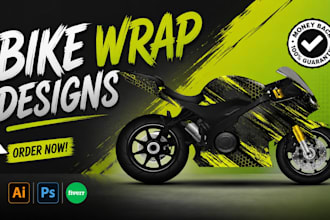 create unique bike wrap designs