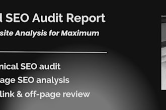 advanced SEO audit report for maximum growth